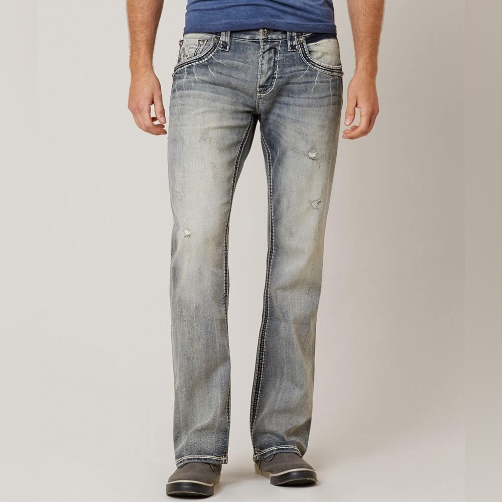 Men’s Rock Revival | Phoenix Slim Boot Jeans | Size 33